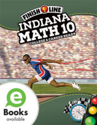 Cover for Finish Line Indiana Math 10