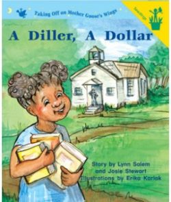 A Diller, A Dollar Seedling Reader Cover