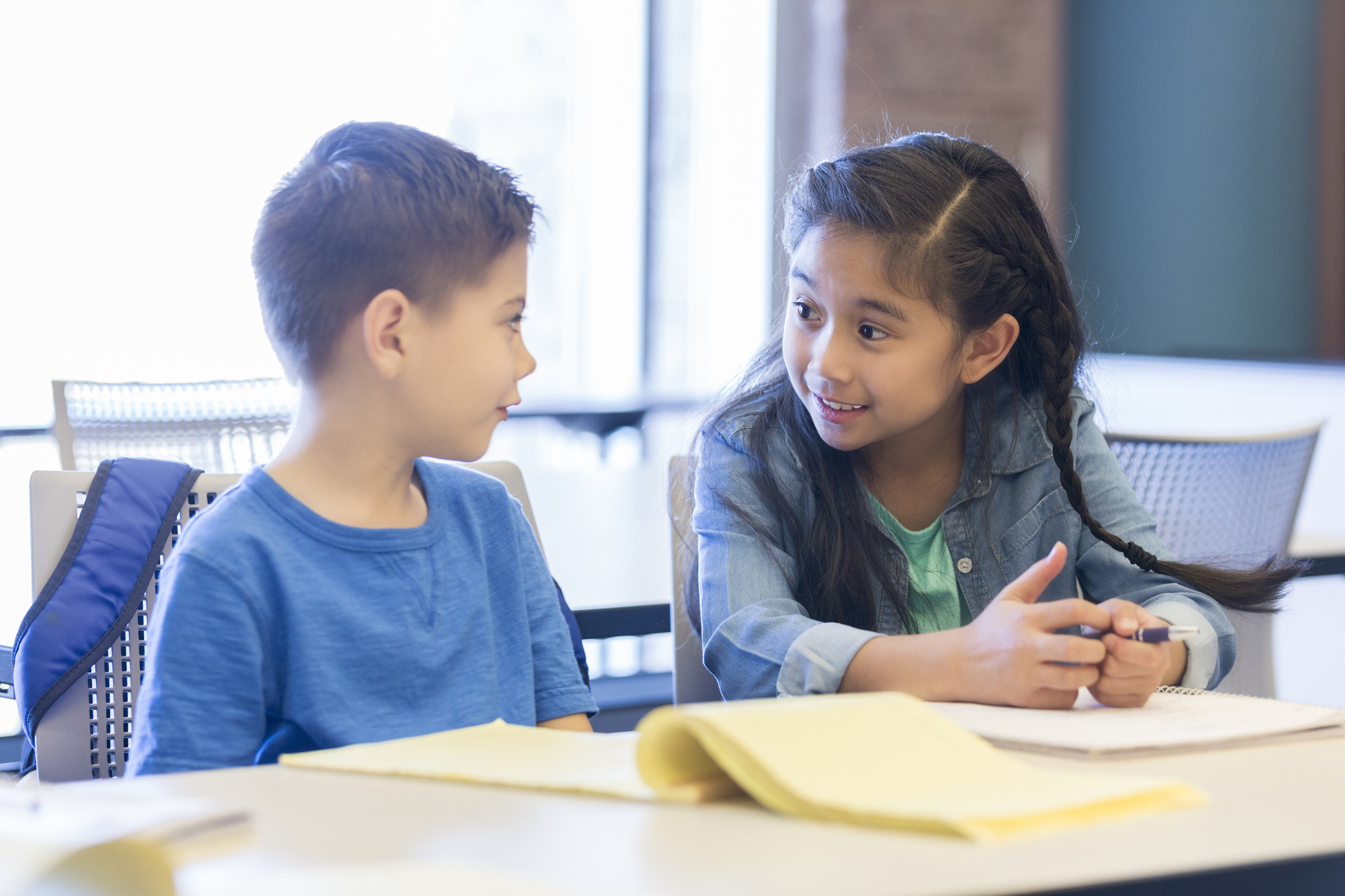 Pairing your new student up with a buddy can help them transition to a new school socially.