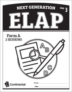 Next Generation ELAP, Grade 3, Form A