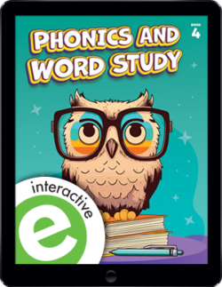 Phonics and Word Study Interactive Student eBook, Book 4.